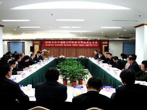 海螺水泥與伯利休斯公司深化技術(shù)交流，共謀綠色發(fā)展新篇章